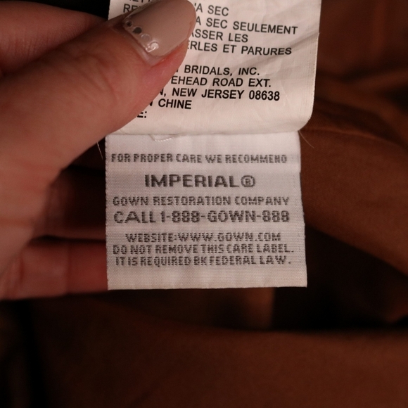 Stunning Tony Bowls / Mon Cheri Evening Gown,Boho Wedding, Prom, Pageant Dress - Picture 16 of 16